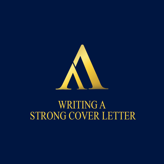 Writing a Strong Cover Letter