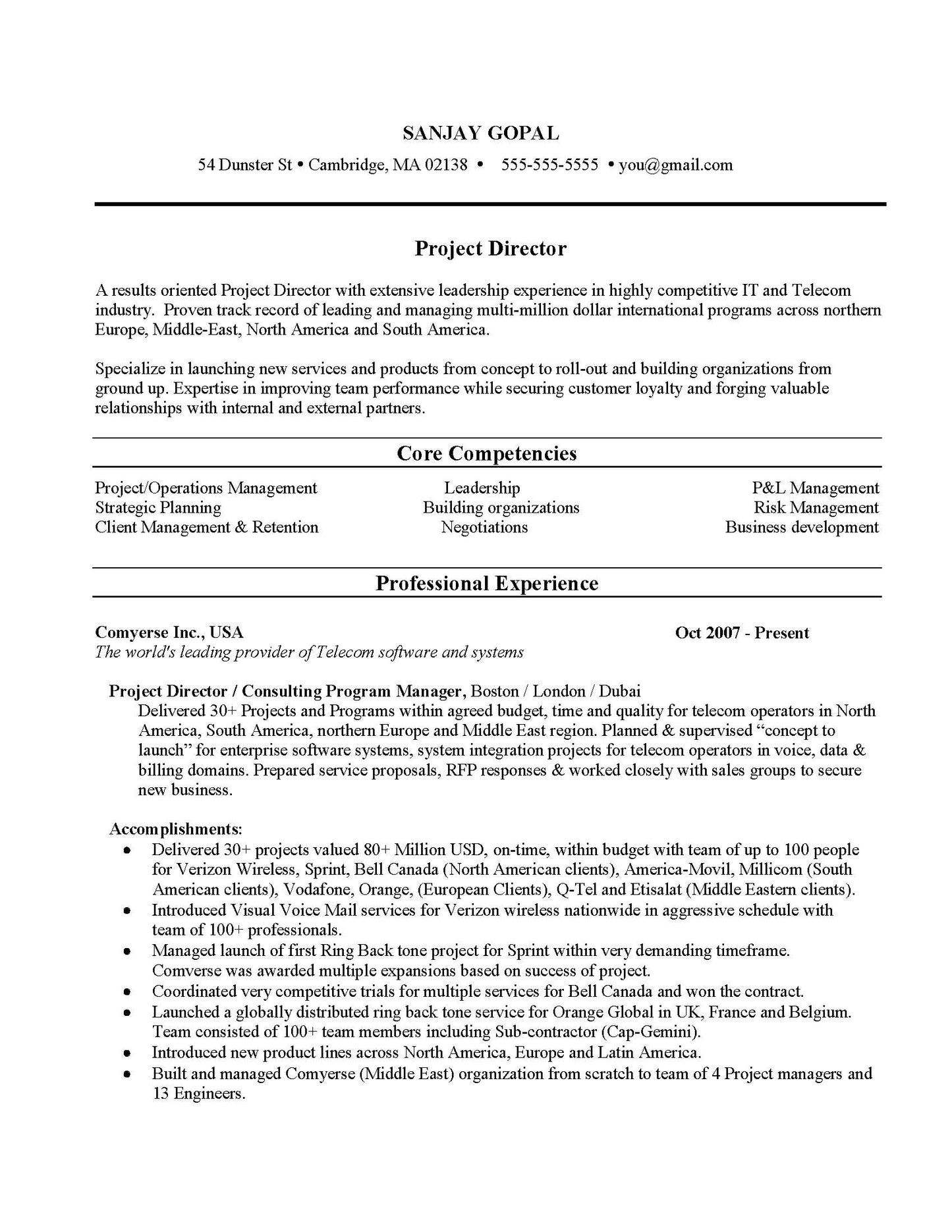 Resume + LinkedIn Profile Build